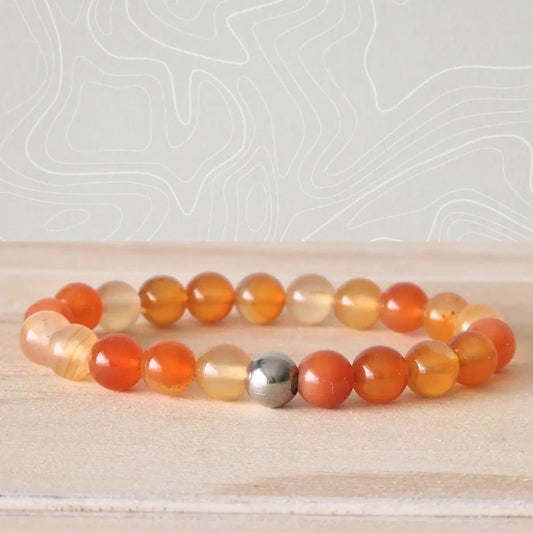 Bracelet Cornaline - MyRielle Lithothérapie