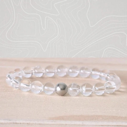 Bracelet Cristal de Roche - MyRielle Lithothérapie