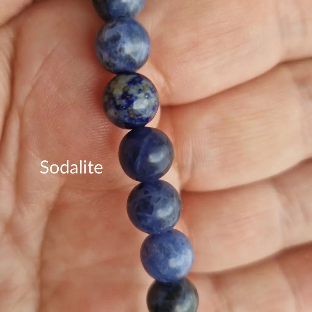 Bracelet Homme Pierre de Lune, Lapis Lazuli, Sodalite – Équilibre & Intuition