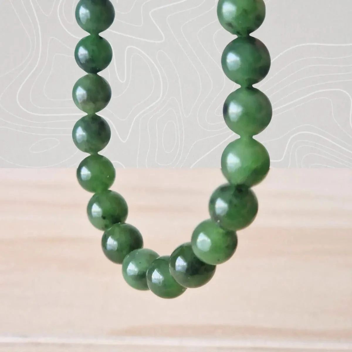 Bracelet Jade Nephrite 8mm