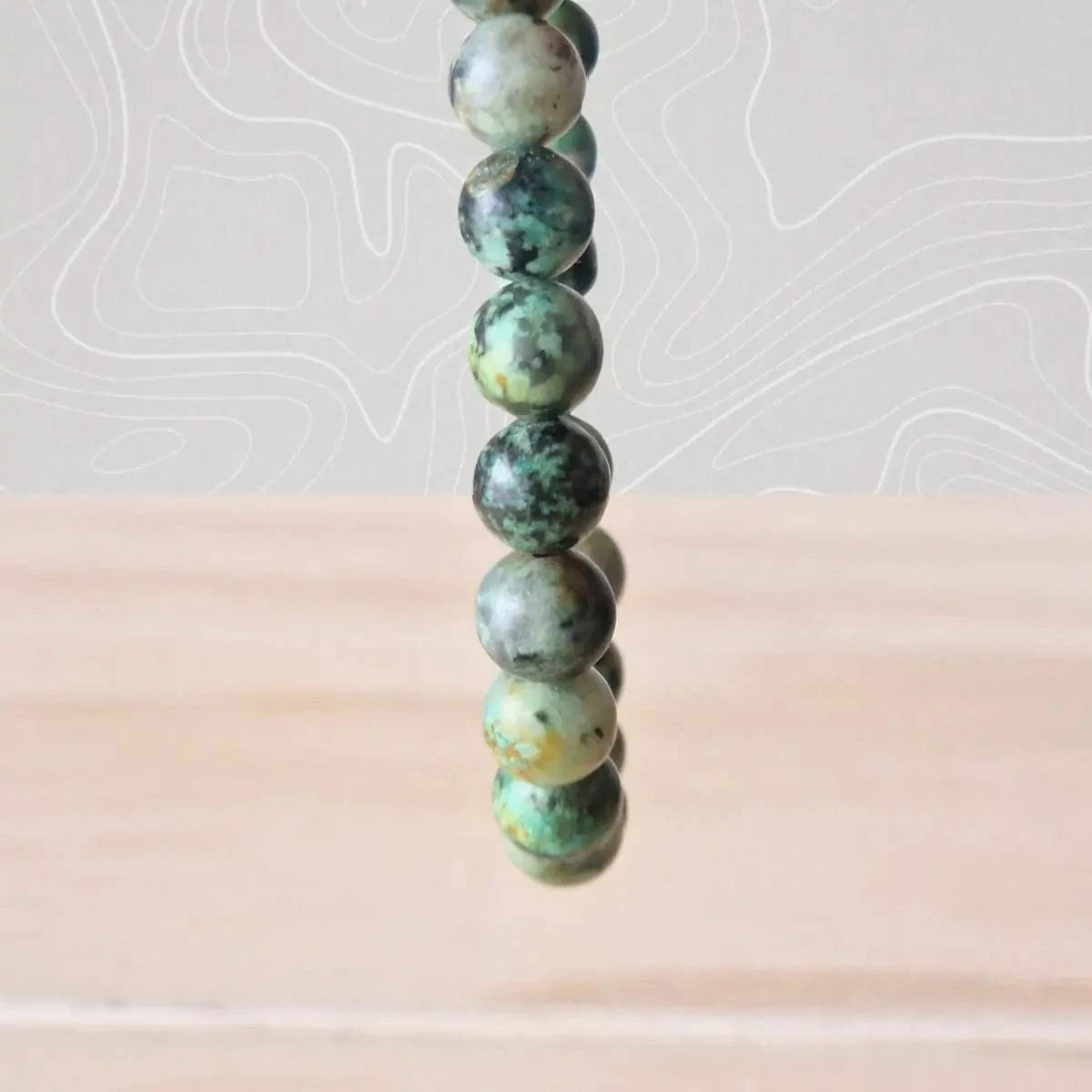 Bracelet Jaspe Africain 6mm - MyRielle Lithothérapie