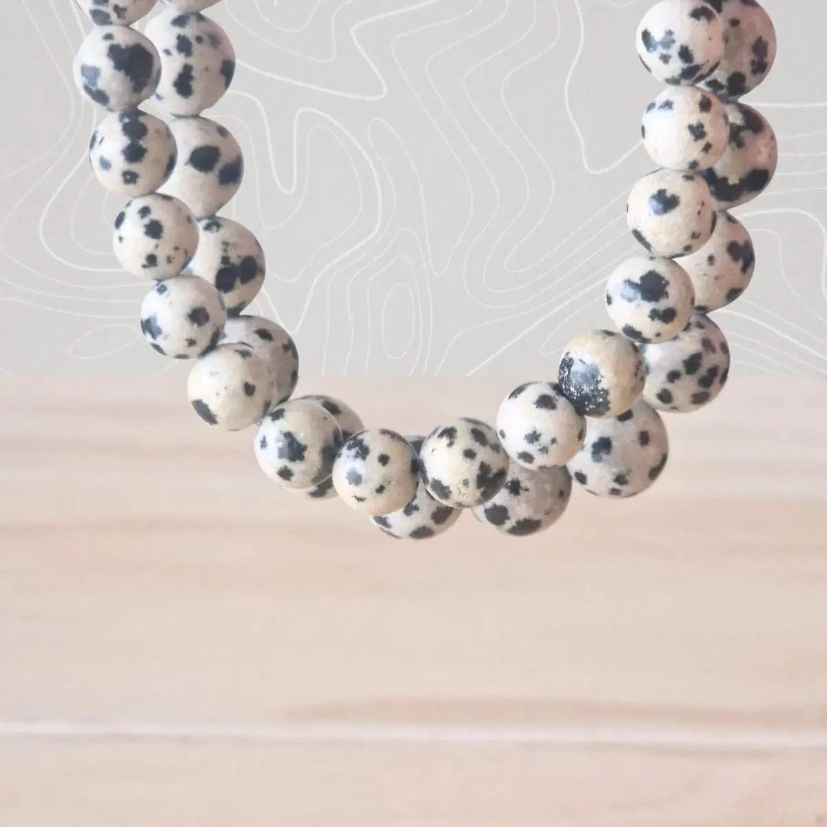 Bracelet Jaspe Dalmatien - MyRielle Lithothérapie