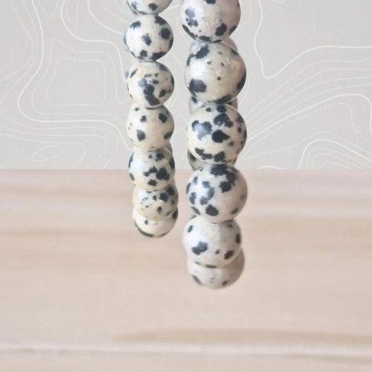 Bracelet Jaspe Dalmatien - MyRielle Lithothérapie
