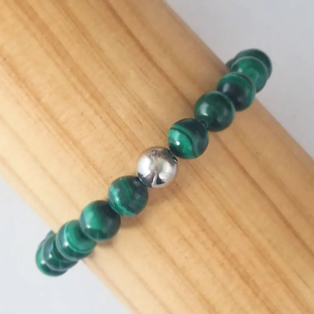 Bracelet Malachite vertre MyRielle - Création