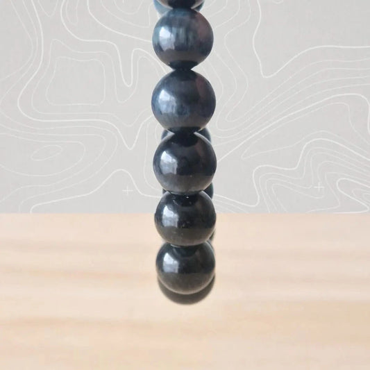 Bracelet œil de faucon 8 mm - MyRielle Lithothérapie