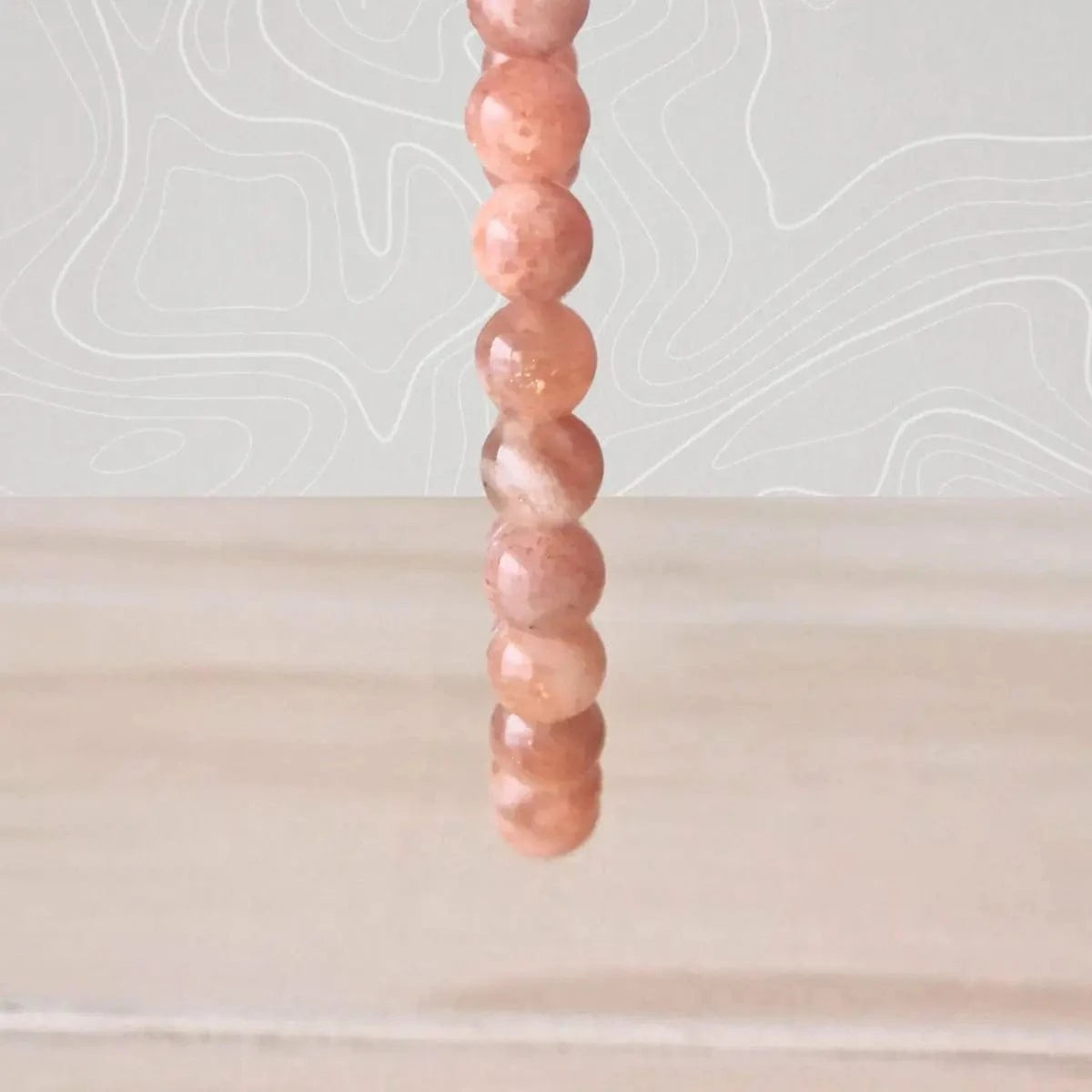 Bracelet pierre de soleil 6 mm, pierre naturelle garantie