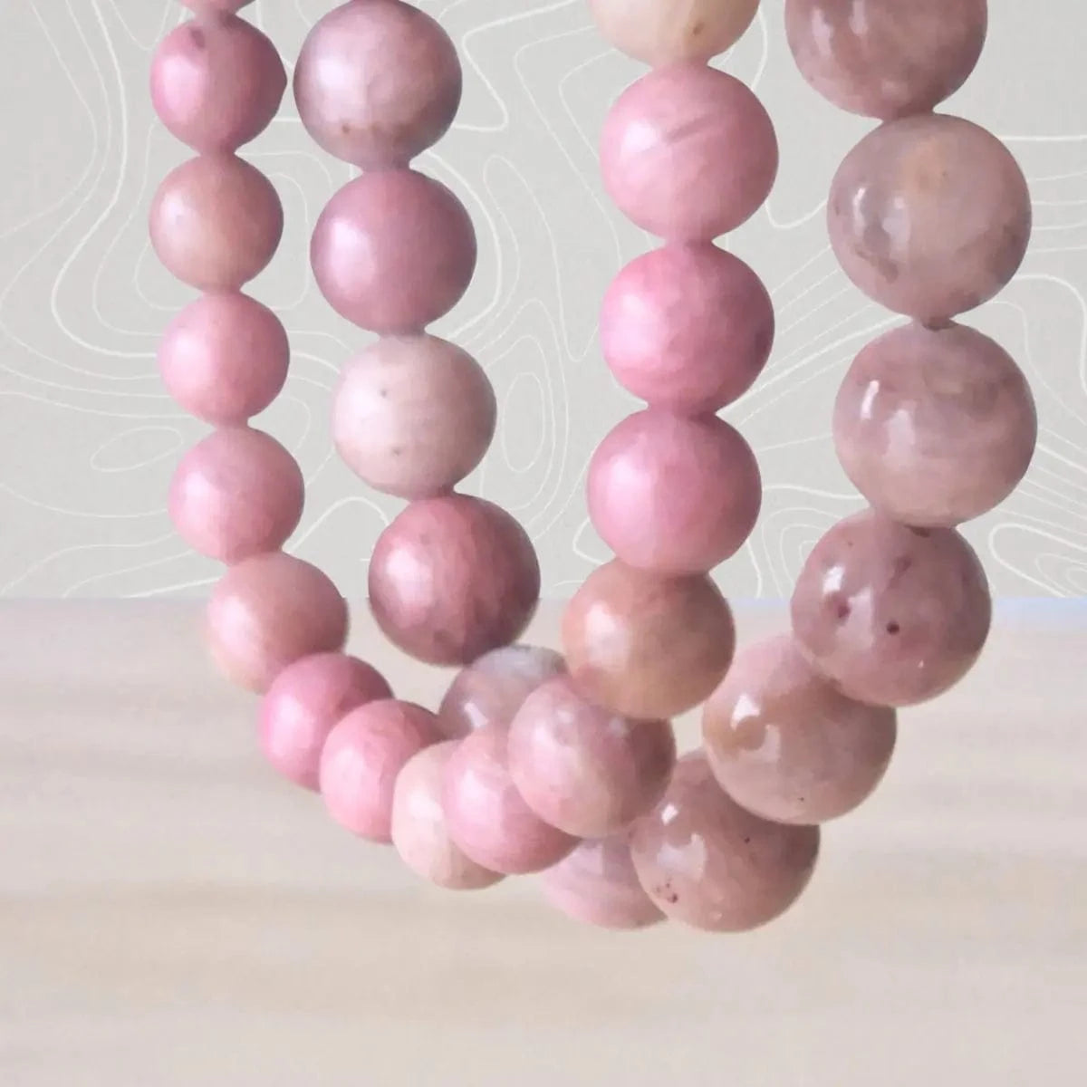 Bracelet Rhodonite - MyRielle Lithothérapie