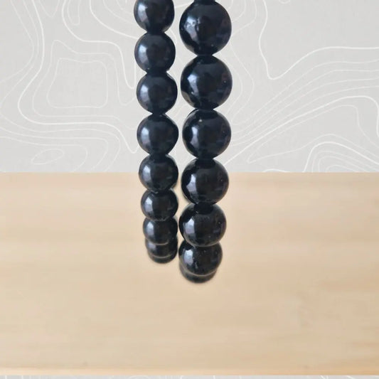 bracelet tourmaline noire 6- 8mm zoom myrielle lithothérapie