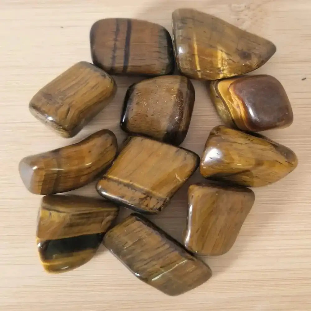 Pierre roulee oeil de tigre