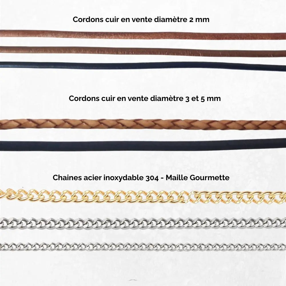 choix des cordonset chaines en vente