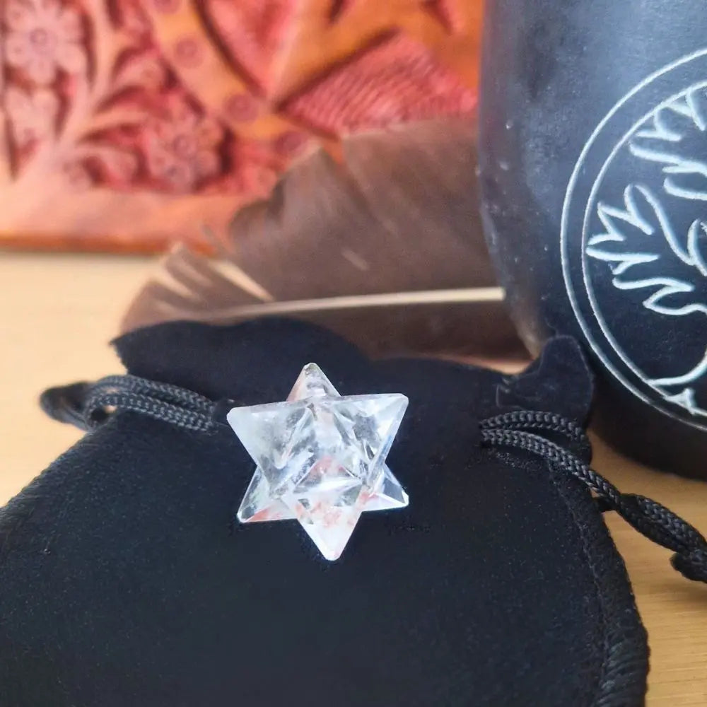 Merkaba Cristal de Roche – Élévation Spirituelle & Clarté Intérieure
