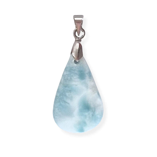 pendentif cabochon larimar