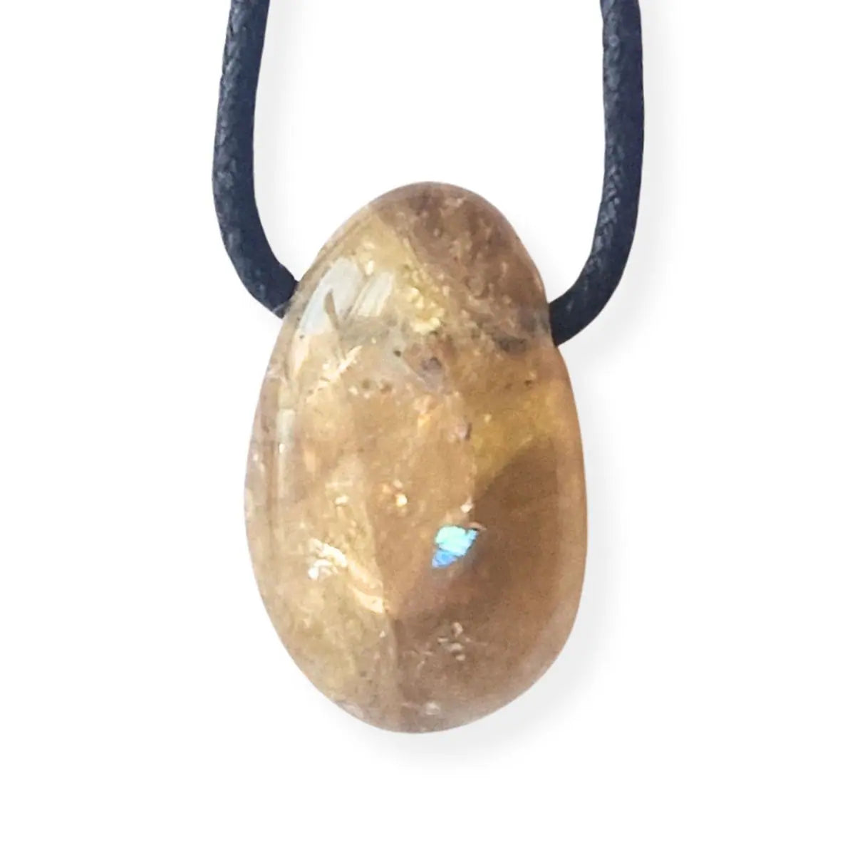 pendentif citrine congo pierre percee