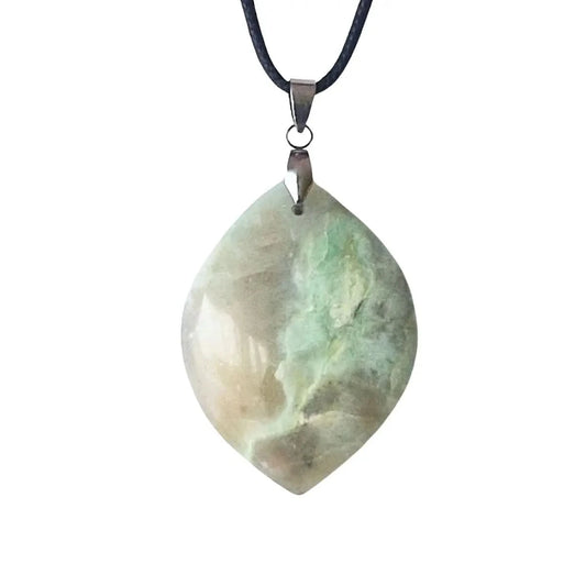 Pendentif Garniérite forme libre