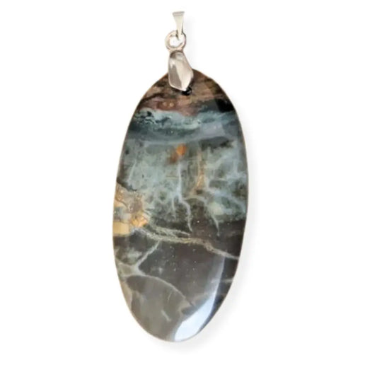 pendentif jaspe polychrome n°1 zoom
