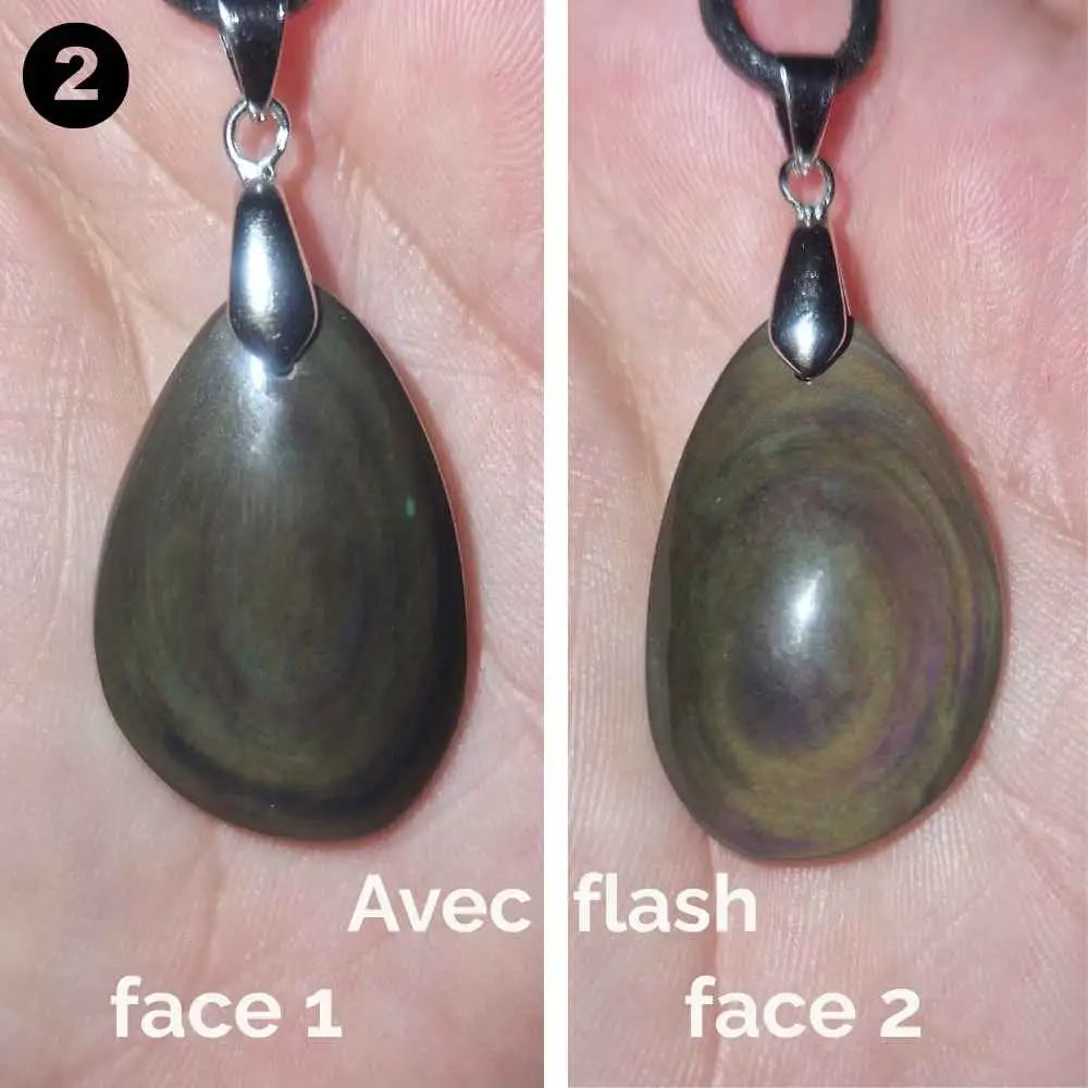 pendentif oeil celeste 2 avec flash zoom