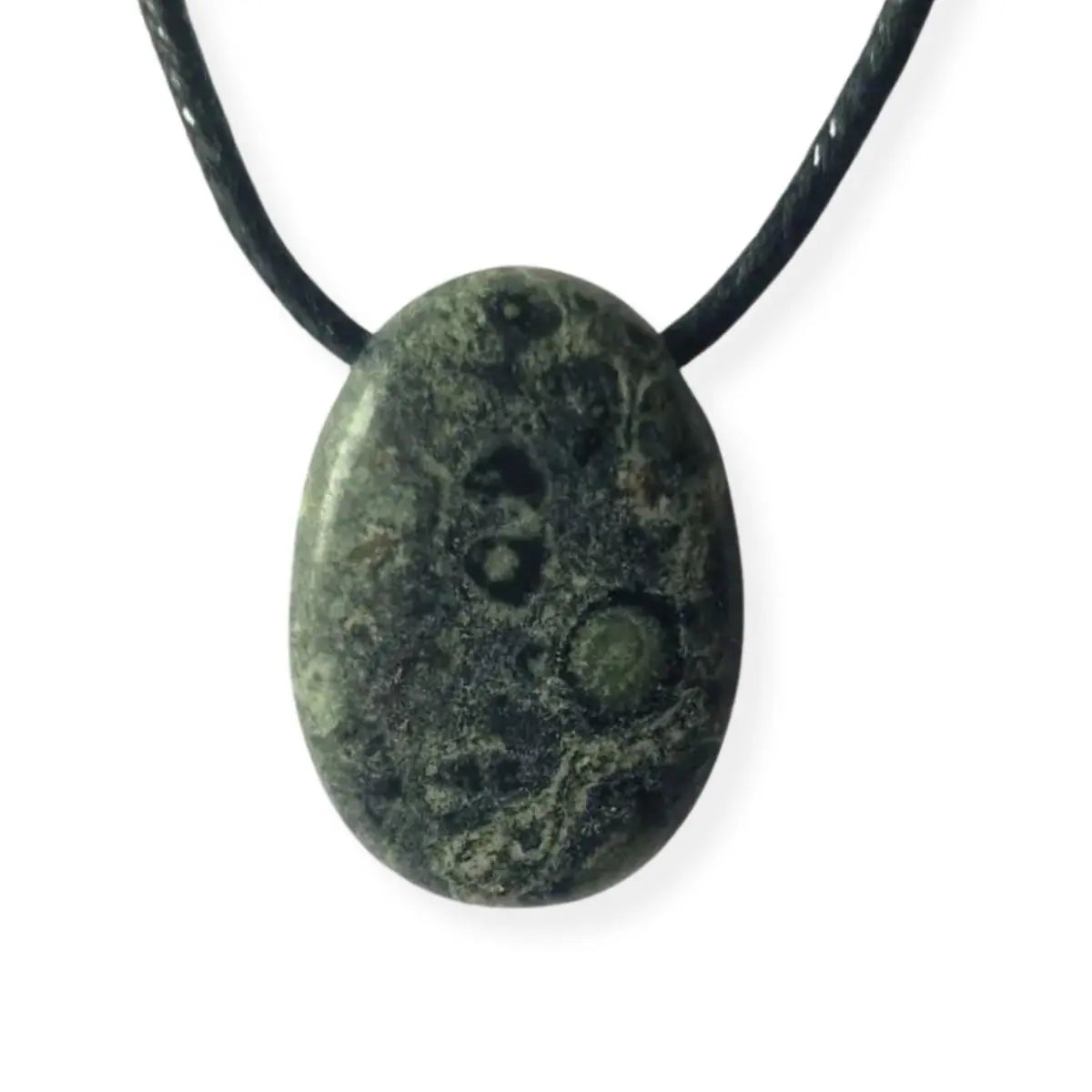 pendentif jaspe kambaba pierre percée