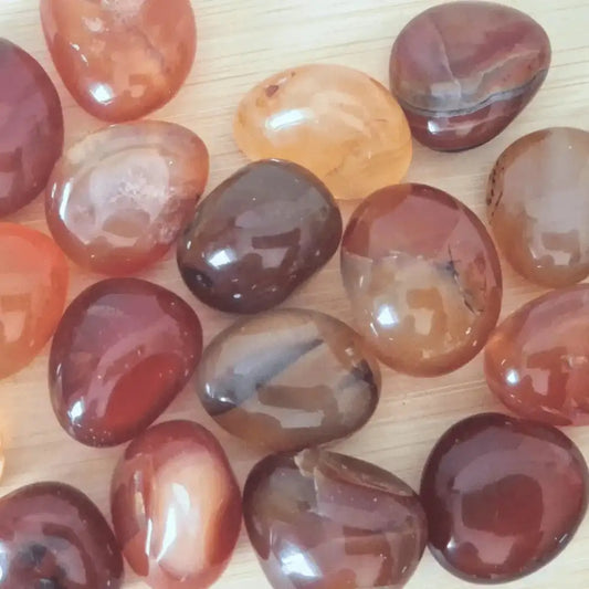 Pierre roulée cornaline