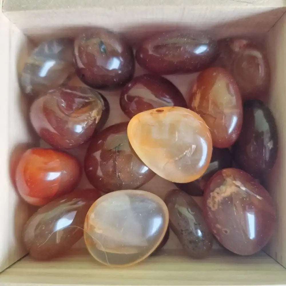 Pierre roulée cornaline orange