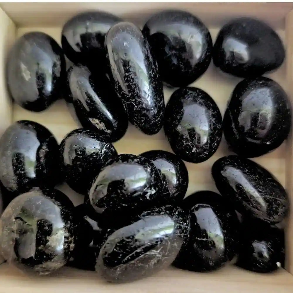 Pierre roulée tourmaline noire