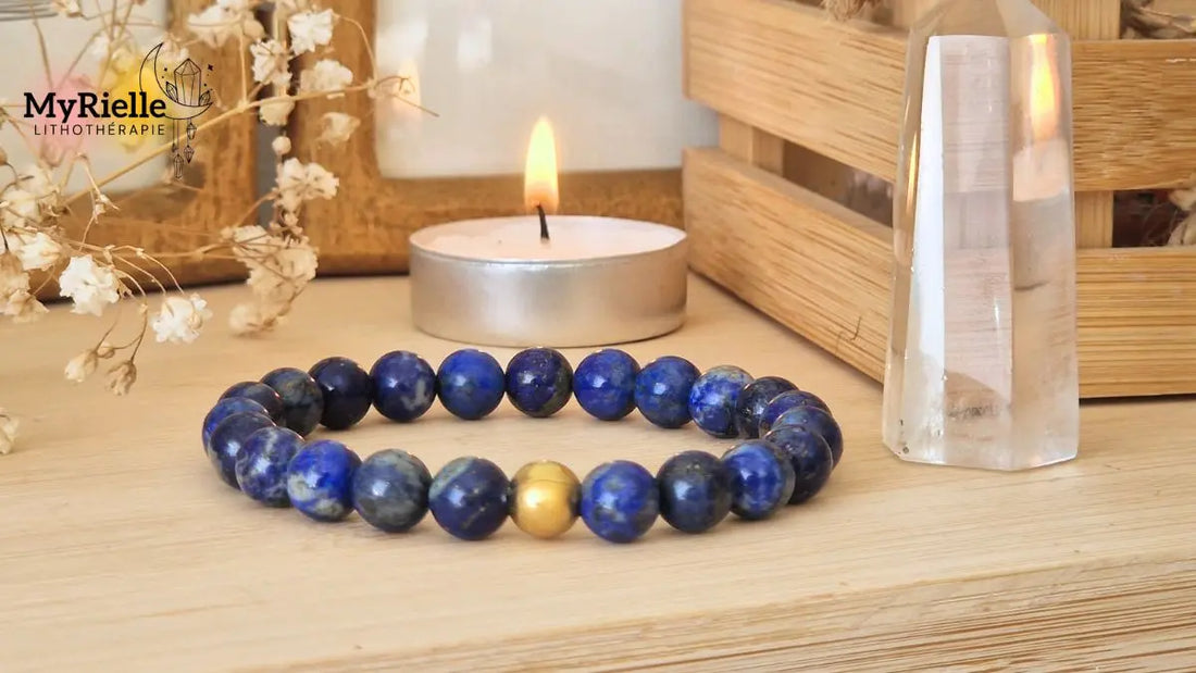 quel bracelet pour sa spiritualité, le lapis lazuli