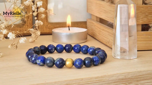 quel bracelet pour sa spiritualité, le lapis lazuli