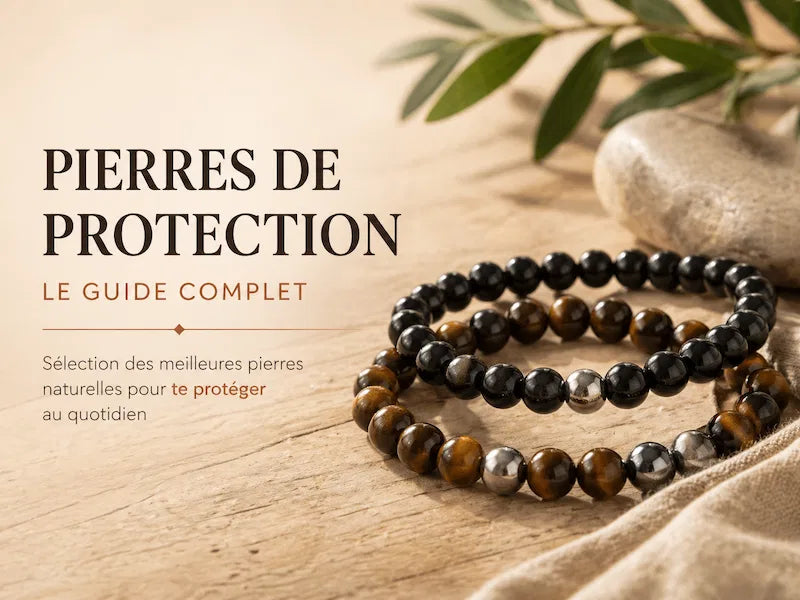 pierres de protection naturelles bracelet labradorite œil de tigre guide lithothérapie