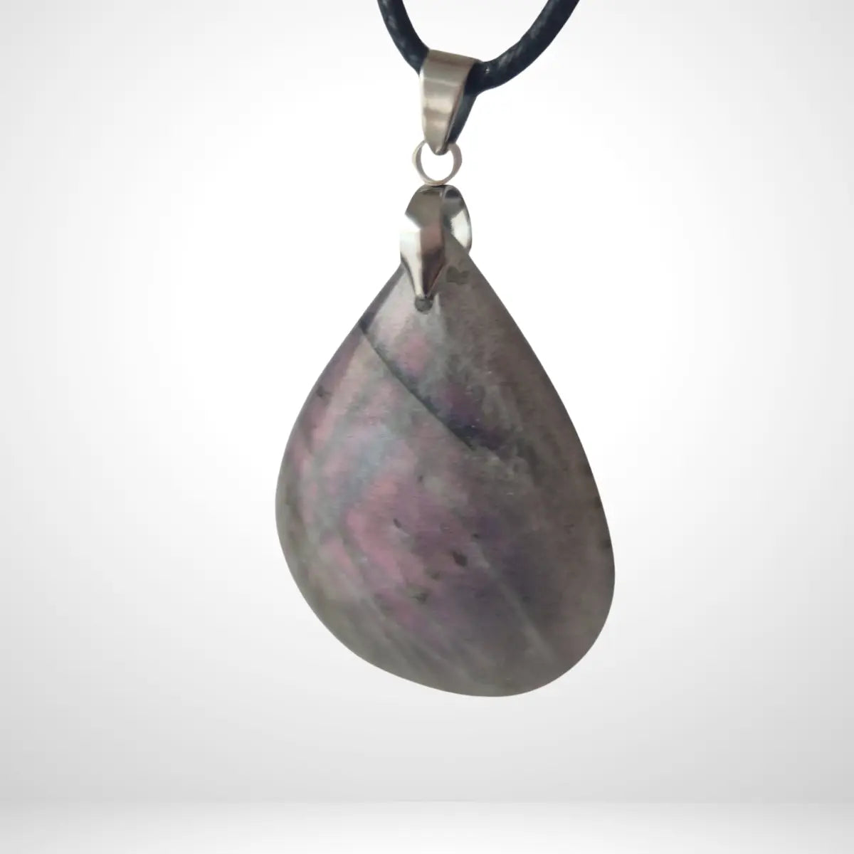 Pendentif Labradorite violette - forme goute - qualité AA+ MyRielle - Lithothérapie