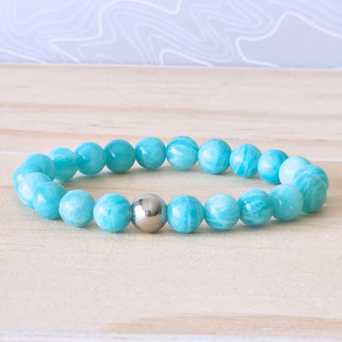 Bracelet Amazonite Pérou - MyRielle Lithothérapie