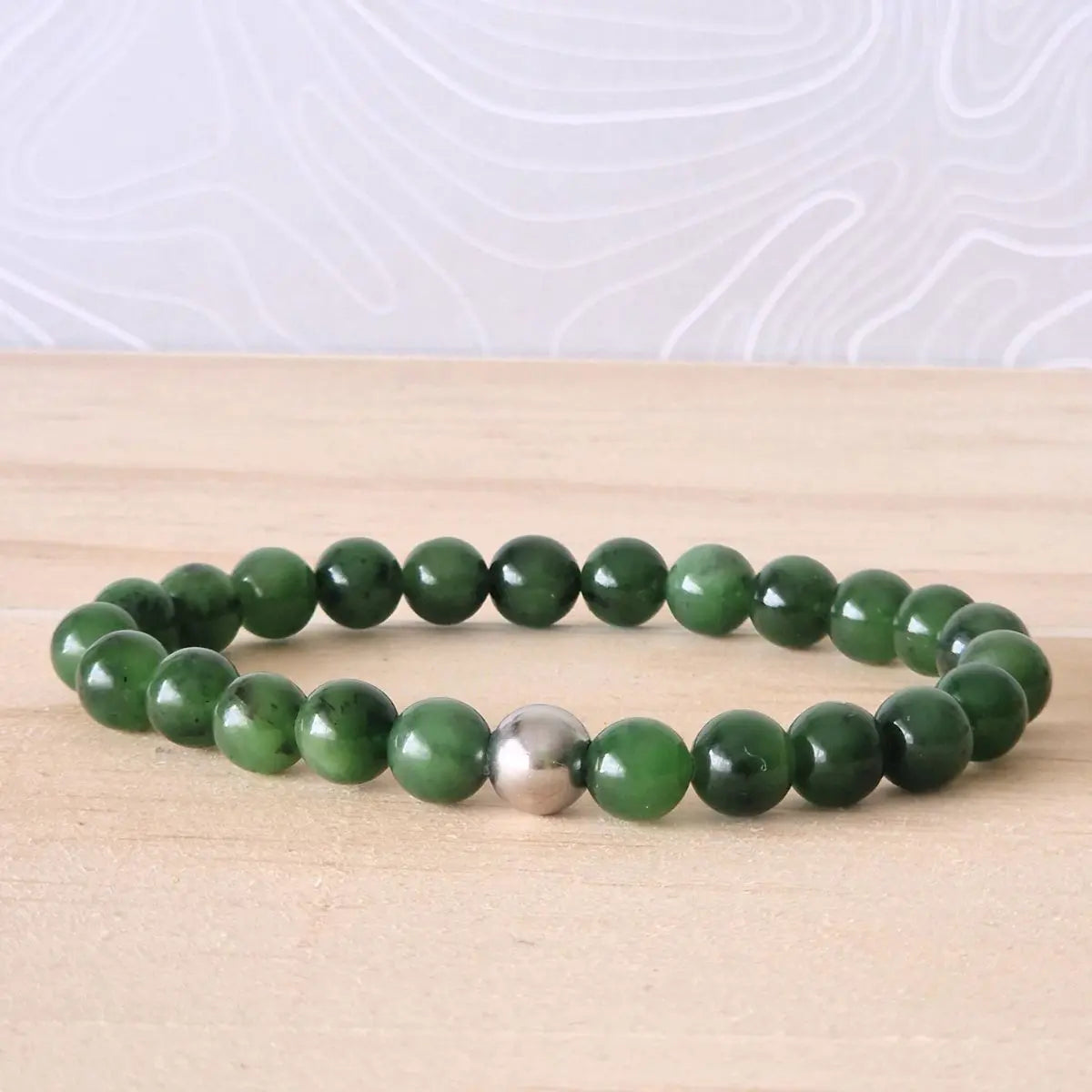 Bracelet Jade Nephrite - MyRielle Lithothérapie