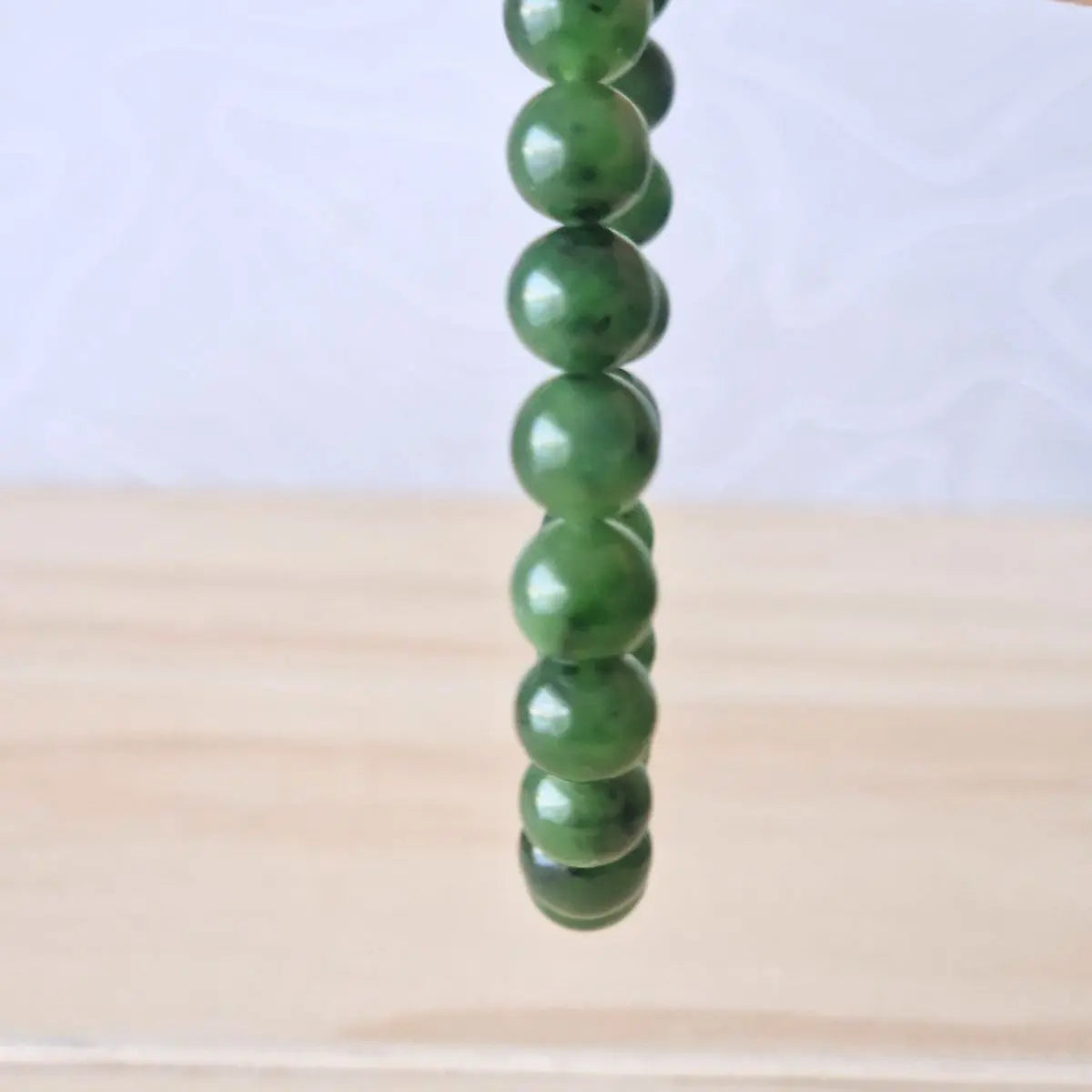 Bracelet Jade Nephrite - MyRielle Lithothérapie