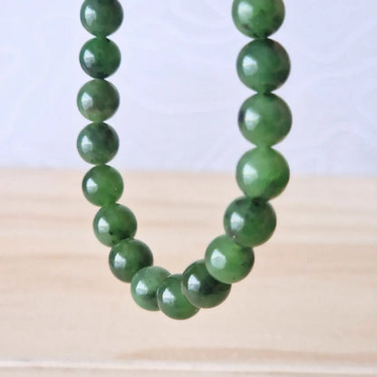 Bracelet Jade Nephrite - MyRielle Lithothérapie