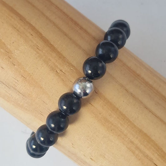 Bracelet Jais 8mm - MyRielle Lithothérapie