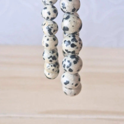 Bracelet Jaspe Dalmatien - MyRielle Lithothérapie