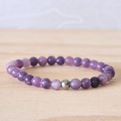 Bracelet Lépidolite - MyRielle Lithothérapie