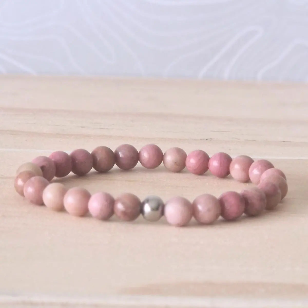 Bracelet Rhodonite - MyRielle Lithothérapie