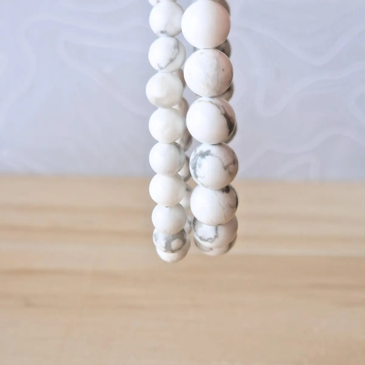 Bracelet howlite pierre naturelle 6/8mm