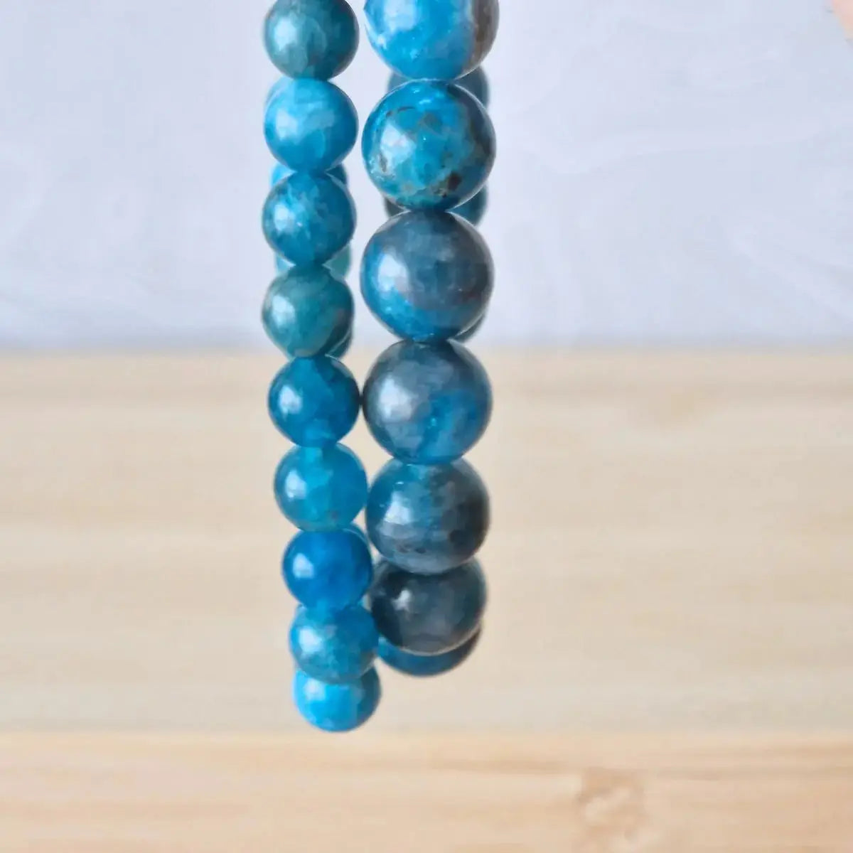 Bracelet Apatite bleue 