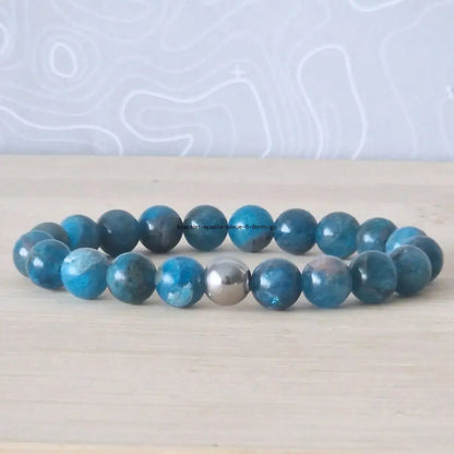 Bracelet Apatite bleue 