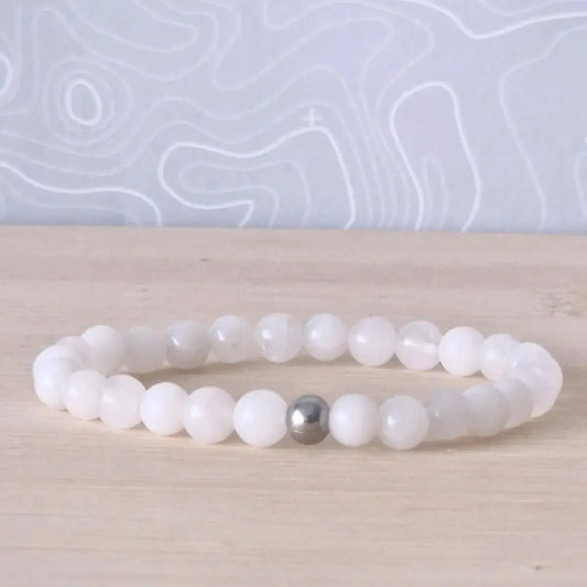 Bracelet Jade Blanc 