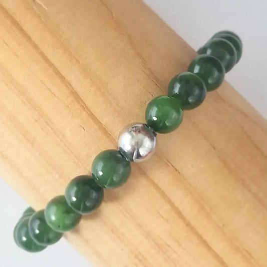 Bracelet Jade Nephrite 8mm