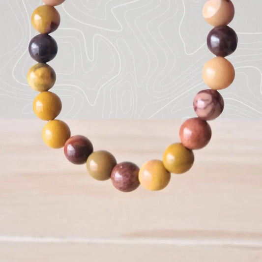 bracelet jaspe mokaite 6mm