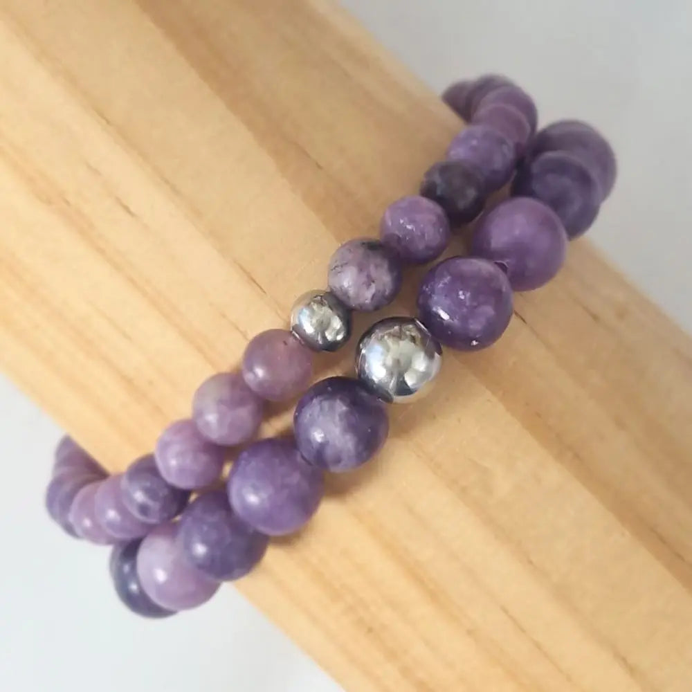 Bracelet Lépidolite - MyRielle Lithothérapie