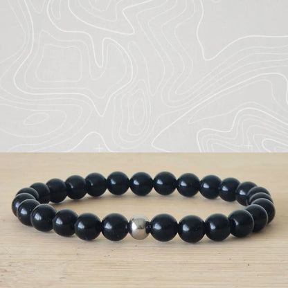 Bracelet Obsidienne Noire – Ancrage & Protection Énergétique