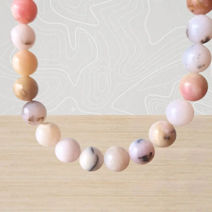 bracelet opale rose andes 6mm biai