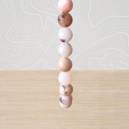 bracelet opale rose andes 6mm zoom