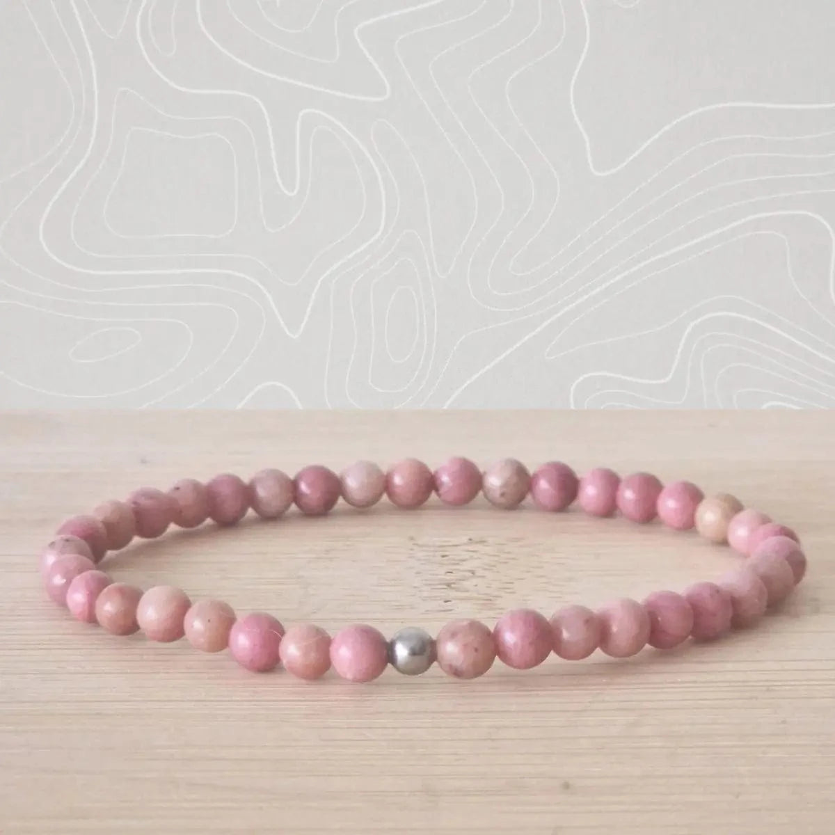 Bracelet Rhodonite Rose   