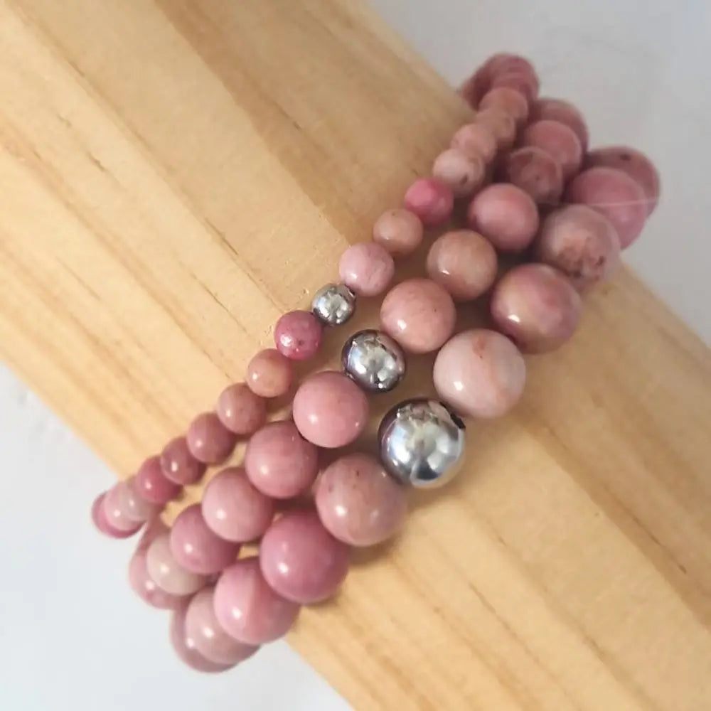 Bracelet Rhodonite - MyRielle Lithothérapie