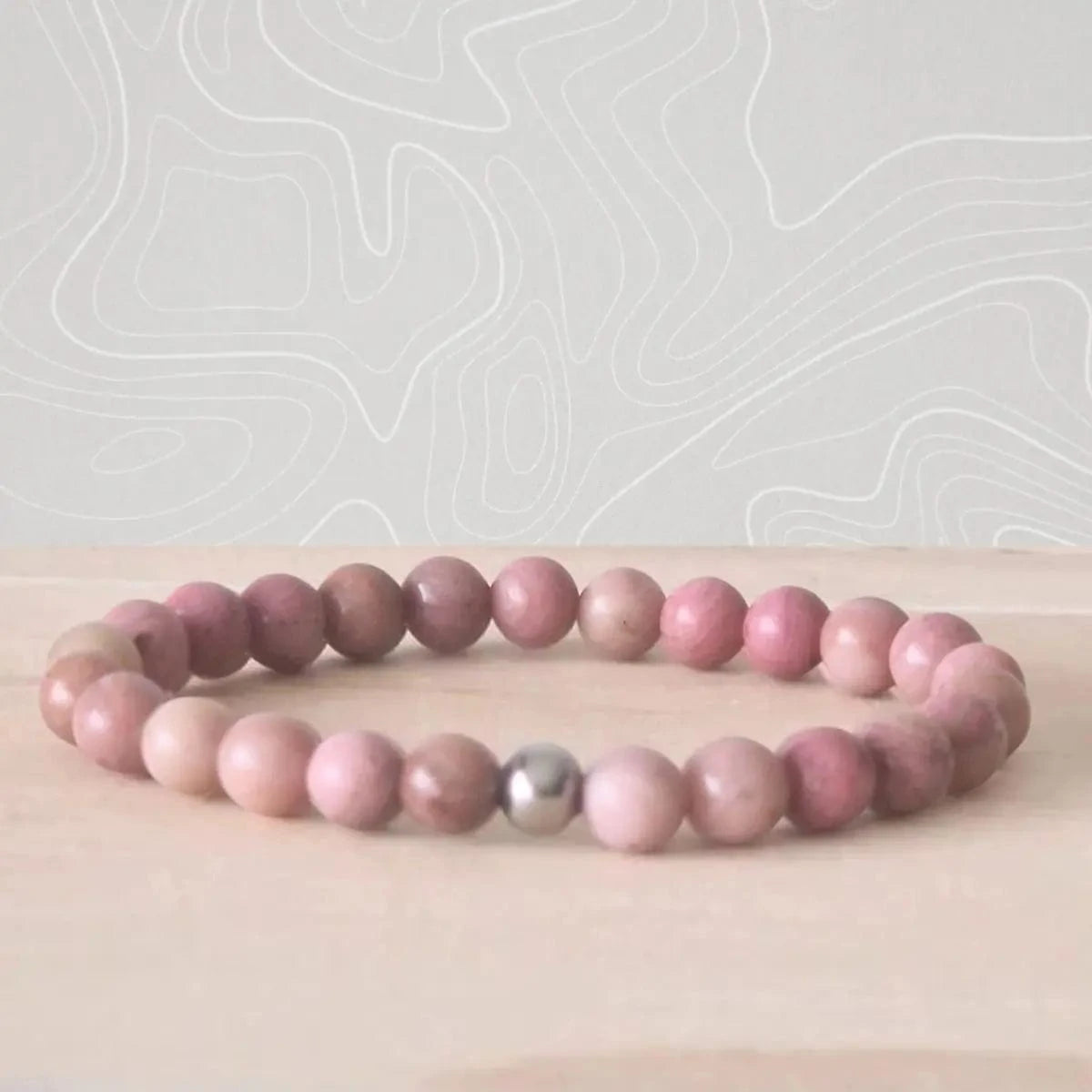 Bracelet Rhodonite - MyRielle Lithothérapie