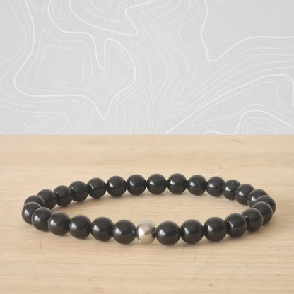 bracelet tourmaline noire 6mm myrielle lithothérapie